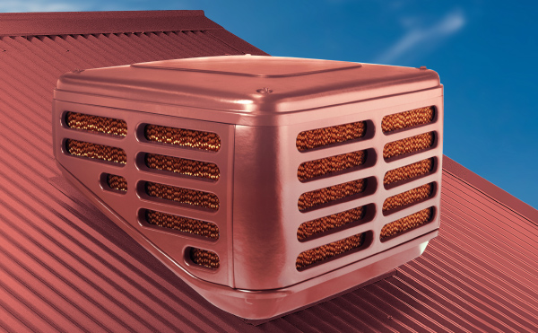 Brivis Promina evaporative cooler - Terra Red